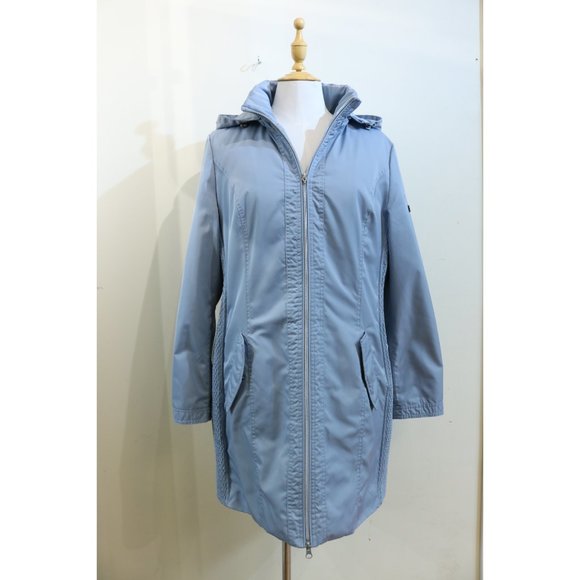 Olsen, Light Blue, Weather Resistant Jacket, US 14 - Picture 1 of 4